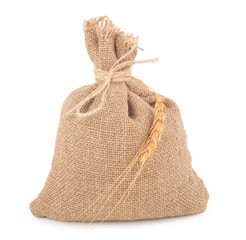 Sack of wheat grains