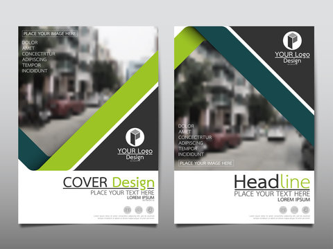 Blue flyer cover business brochure vector design, Leaflet advertising abstract background, Modern poster magazine layout template, Annual report for presentation.