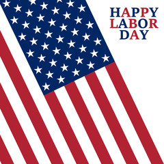 Fototapeta premium Labor Day holiday in the United State