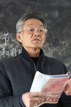 Portrait of rural primary school teacher