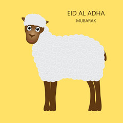 Naklejka premium Eid al Adha Mubarak Card