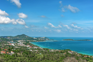 Samui island panoramic view point. Thailand