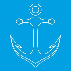 Anchor icon, outline style