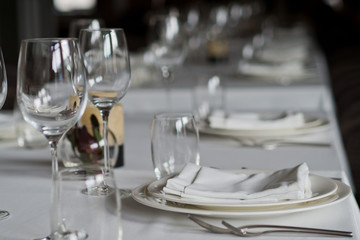 Champagne glass / wine glass / table decoration