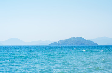 Fototapeta premium Sea view from tropical beach