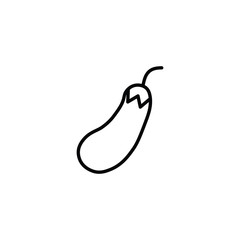 eggplant icon on white background