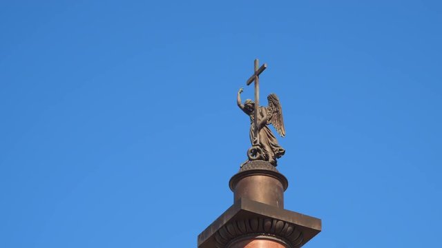 Sculpture of an angel on the Alexander Column
