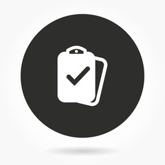 Fototapeta premium Checklist - vector icon.