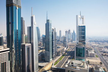 View Of Sheikh Zayed Road