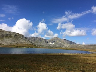 Lake in the Altai mountains 