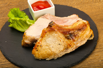 Roasted pork