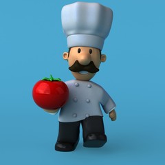 Fun chef - 3D Illustration