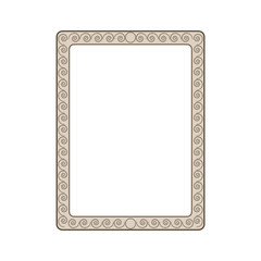 Frame of spiral card