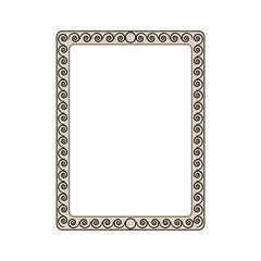 Frame of spiral card