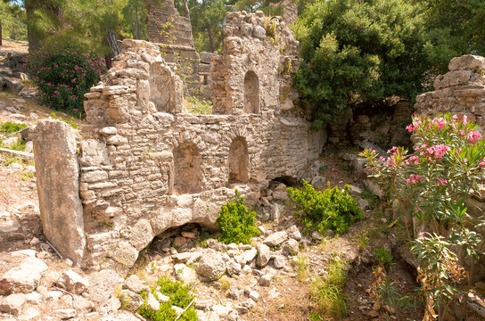The ancient ruins of Seleucia, Pamphylia