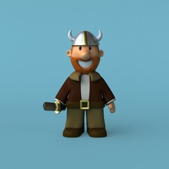 Viking - 3D Illustration