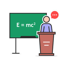 color linear physics teacher