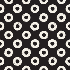 Seamless pattern with hand drawn lines. Abstract background with freehand brush strokes. Black and white texture. Ornament for wrapping paper.