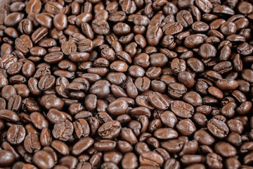 roasted coffee beans,