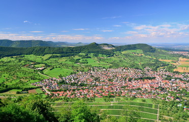 Fototapeta premium Neuffen schwäbische alb