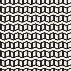 Vector seamless zigzag line pattern. Abstract stylish geometric background. Repeating lattice background