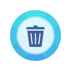 Paper Flat Cirlce Button