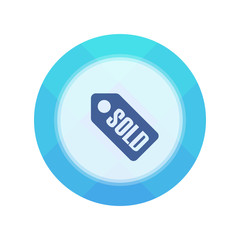 Paper Flat Cirlce Button