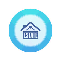 Paper Flat Cirlce Button