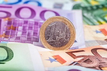 Banknotes and euro coins