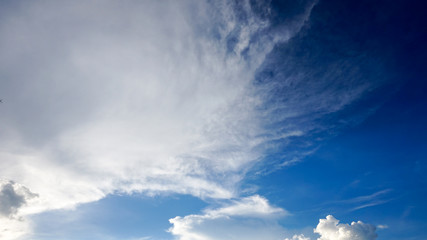 Fototapeta na wymiar The clouds sky nature background.