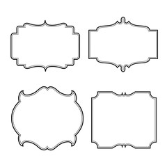Set of vintage frames