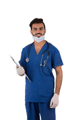 Smiling doctor