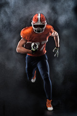 American football sportsman player