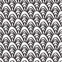 Fototapeta na wymiar seamless Traditional japanese seigaiha ocean wave pattern