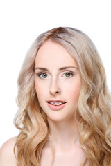 Fototapeta premium Young woman with braces