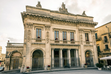 Fototapeta na wymiar Teatro a Noto, Sicilia