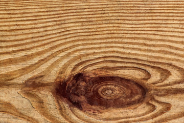 Fototapeta na wymiar Old Weathered Varnished Knotted Pine Wood Plank Grunge Texture