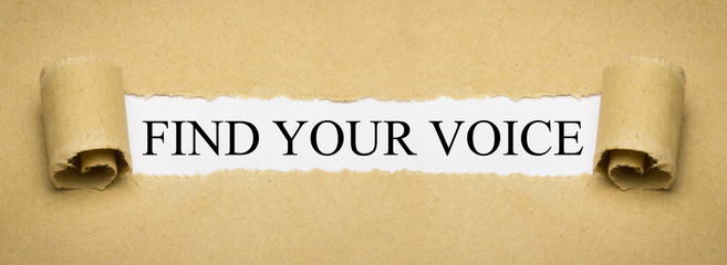 Find your voice