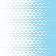 Abstract polygon cyan and white graphic triangle pattern