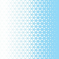 Abstract polygon cyan and white graphic triangle pattern