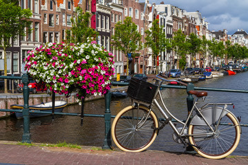 One fine day in romantic Amsterdam, Netherlands