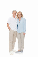 smiling senior couple