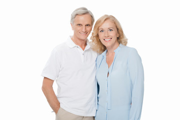 smiling senior couple