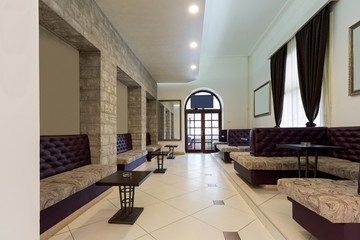 Fototapeta premium Hotel lounge interior