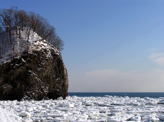 流氷の海