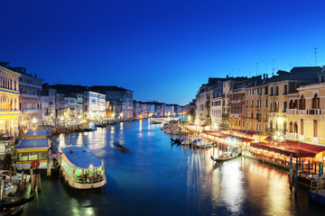 Naklejka na ściany i meble Grand Canal in sunset time, Venice, Italy
