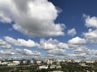 Instant city sky clouds 