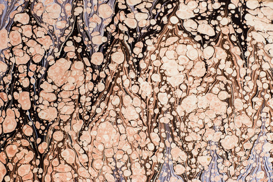 Ebru art abstract