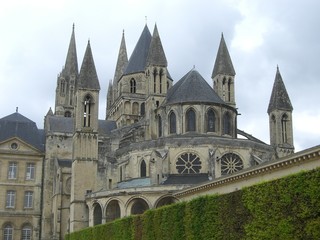 Fototapeta na wymiar Abbaye aux Dames, Caen, Normandie, France