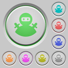 Ninja avatar push buttons
